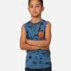 Santa Cruz Kids' Beware Dot Tie Dye Muscle T-Shirt Blue Tie Dye -Culture Kings 02045531 YX012 default 010