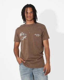 Saint Morta Departed Lafayette T-Shirt Vintage Brown 11 Saint Morta Departed Lafayette T-Shirt Vintage Brown -Culture Kings 02045596 YV052 mens 0020