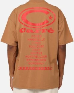 Carre C Star Oversized T-Shirt Tobacco -Culture Kings 02045621 YT400 mens 0050