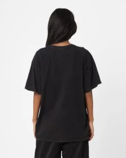 Wu Tang Brand Limited Logo Wings T-Shirt Black Wash -Culture Kings 02045711 YB295 womens 0040