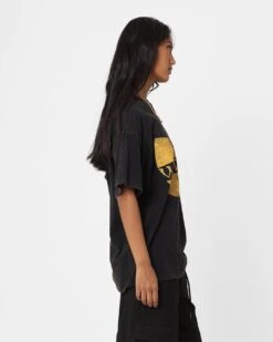 Wu Tang Brand Limited Logo Wings T-Shirt Black Wash -Culture Kings 02045711 YB295 womens 0050