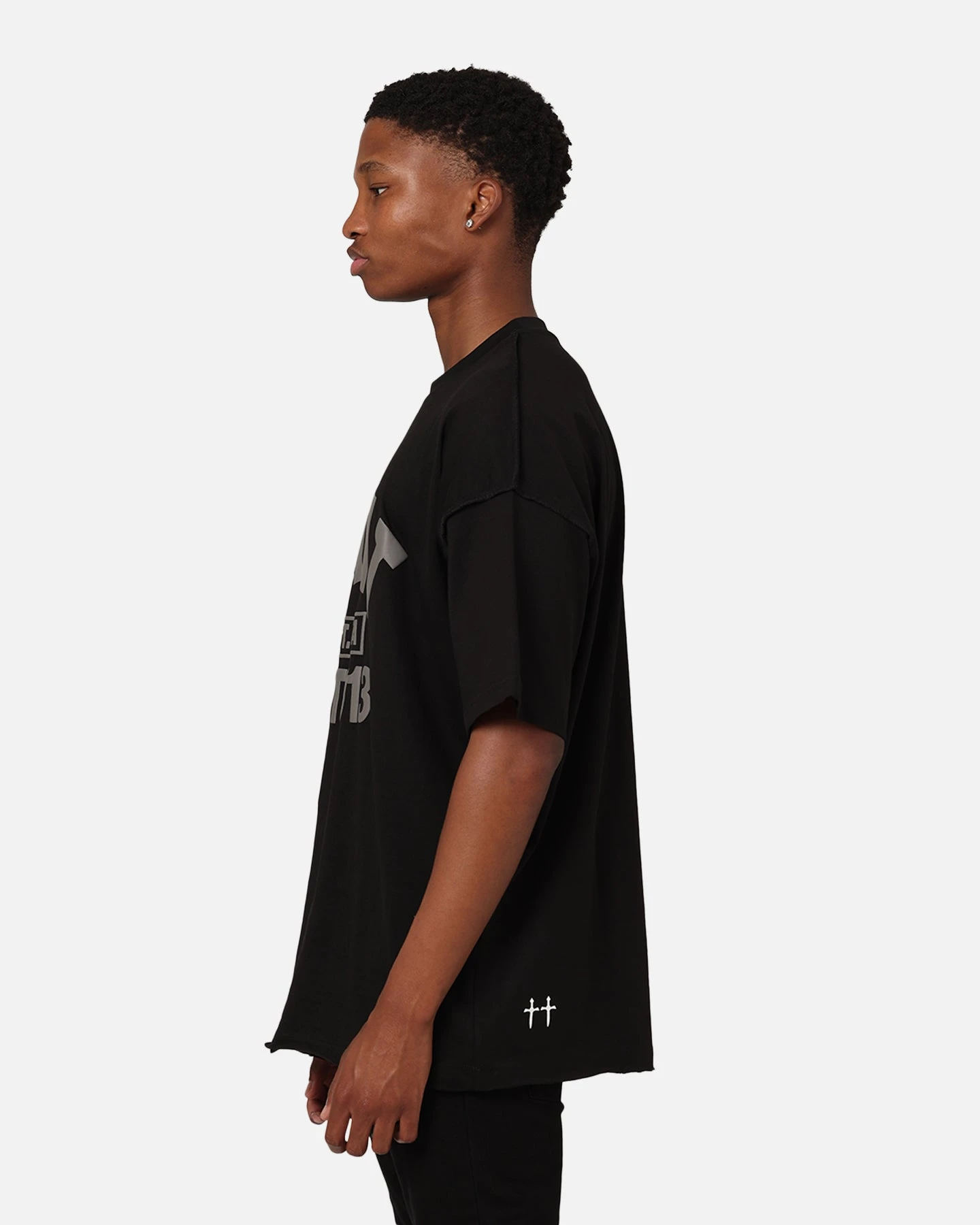 Saint Morta St Morta Boxy T-Shirt Black/Black 8 Saint Morta St Morta Boxy T-Shirt Black/Black - Image 6