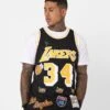 Mitchell & Ness Los Angeles Lakers Shaquille O'Neal Hi-Way Swing Jersey Black -Culture Kings 02045762 YB001 mens 0010