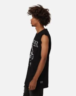 Saint Morta Fear Muscle T-Shirt Black/White -Culture Kings 02045805 YB012 mens 0060