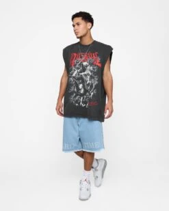 American Thrift X The Lord Of The Rings Nazgul Heavyweight Muscle T-Shirt Black Wash -Culture Kings 02045835 YB295 default 0030