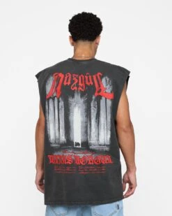 American Thrift X The Lord Of The Rings Nazgul Heavyweight Muscle T-Shirt Black Wash -Culture Kings 02045835 YB295 default 0050