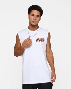 Rats Get Fat Own Luck Muscle T-Shirt White -Culture Kings 02045969 YW100 mens 0020