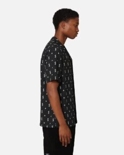 Ksubi Allstar Resort Short Sleeve Shirt Black -Culture Kings 02046016 YB001 mens 0050