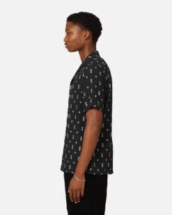 Ksubi Allstar Resort Short Sleeve Shirt Black -Culture Kings 02046016 YB001 mens 0060