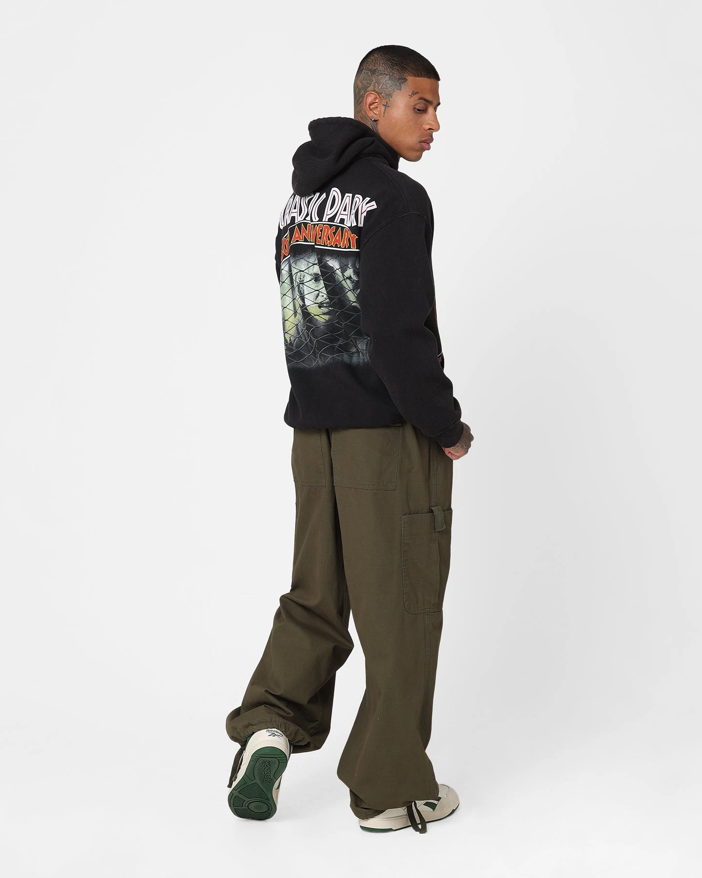 American Thrift X Jurassic Park 30th Anniversary Hoodie Black Wash 10 American Thrift X Jurassic Park 30th Anniversary Hoodie Black Wash - Image 8