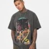American Thrift X Jurassic Park 30th Anniversary Heavyweight Vintage T-Shirt Black Wash -Culture Kings 02046072 YB295 mens 0010