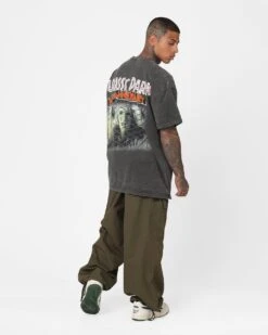 American Thrift X Jurassic Park 30th Anniversary Heavyweight Vintage T-Shirt Black Wash -Culture Kings 02046072 YB295 mens 0080