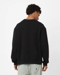 Majestic Athletic Anaheim Ducks Stat Pocket Crewneck Sweatshirt Black -Culture Kings 02046156 YB001 mens 0040