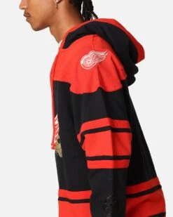 '47 BRAND 47 Brand Detroit Red Wings 'Year Of The Dragon' Lacer Hoodie Jet Black -Culture Kings 02046190 YB339 mens 0060