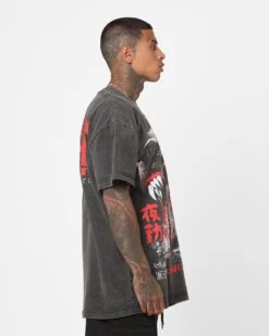 The Night Shift Dog Heavyweight Vintage T-Shirt Black Wash -Culture Kings 02046219 YB295 mens 0060