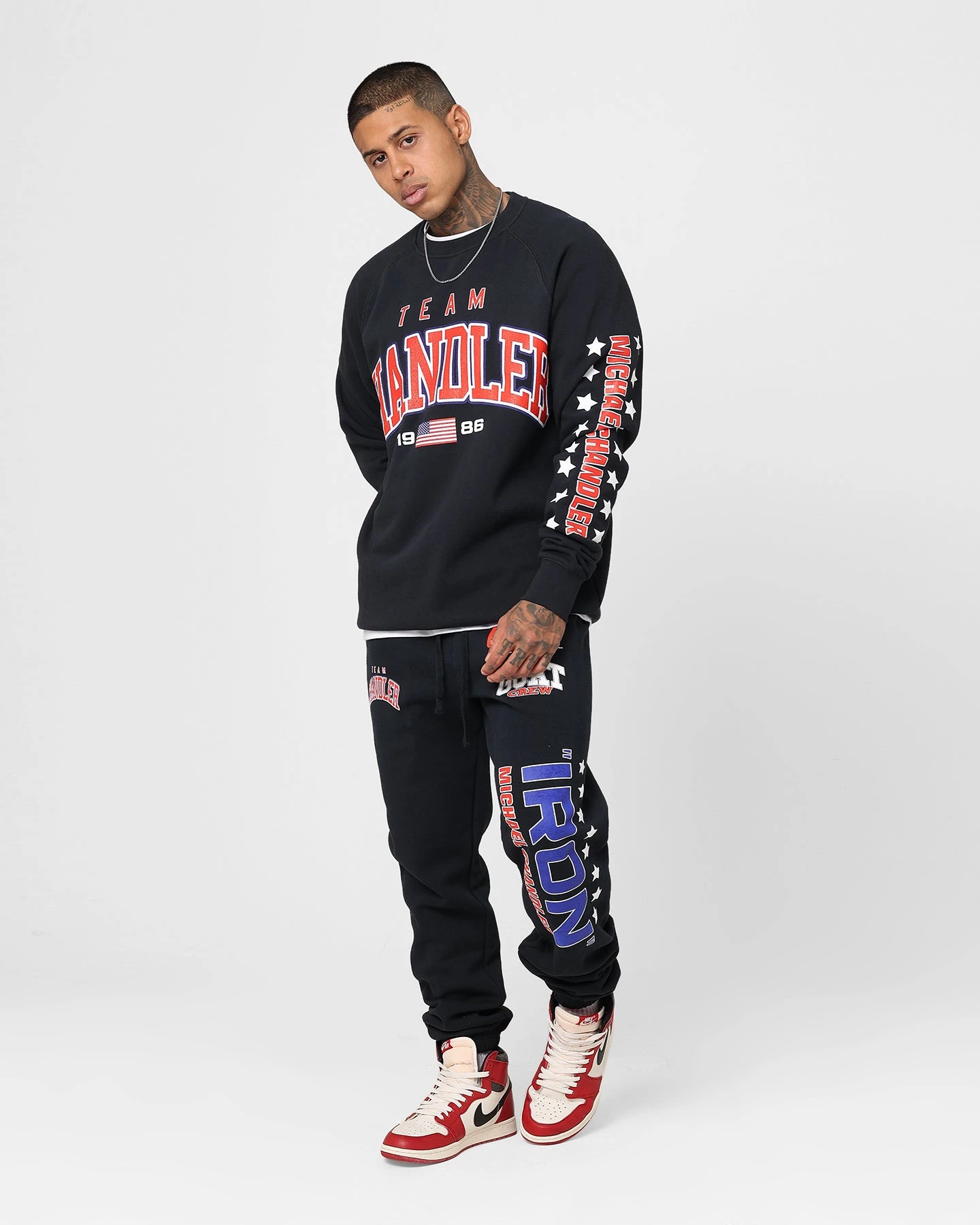 UFC By Goat Crew Michael Chandler Team Chandler Crewneck Navy 5 UFC By Goat Crew Michael Chandler Team Chandler Crewneck Navy - Image 3