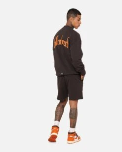 Fallen Breed Monogram Crewneck Dark Charcoal/Orange -Culture Kings 02046533 YD986 mens 0030
