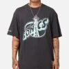 Mitchell & Ness Seattle Sonics Ice Blue Logo T-Shirt Faded Black -Culture Kings 02046543 YB554 mens 00010