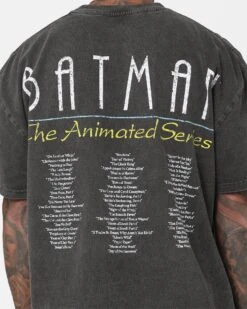 American Thrift X DC 1993 Batman Heavyweight Vintage T-Shirt Black Wash -Culture Kings 02046557 YB295 mens 00050