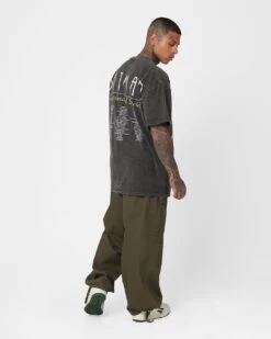 American Thrift X DC 1993 Batman Heavyweight Vintage T-Shirt Black Wash -Culture Kings 02046557 YB295 mens 00080