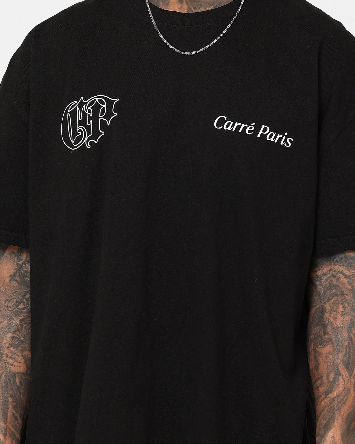 Carre Fallen Oversized T-Shirt Black 6 Carre Fallen Oversized T-Shirt Black - Image 4