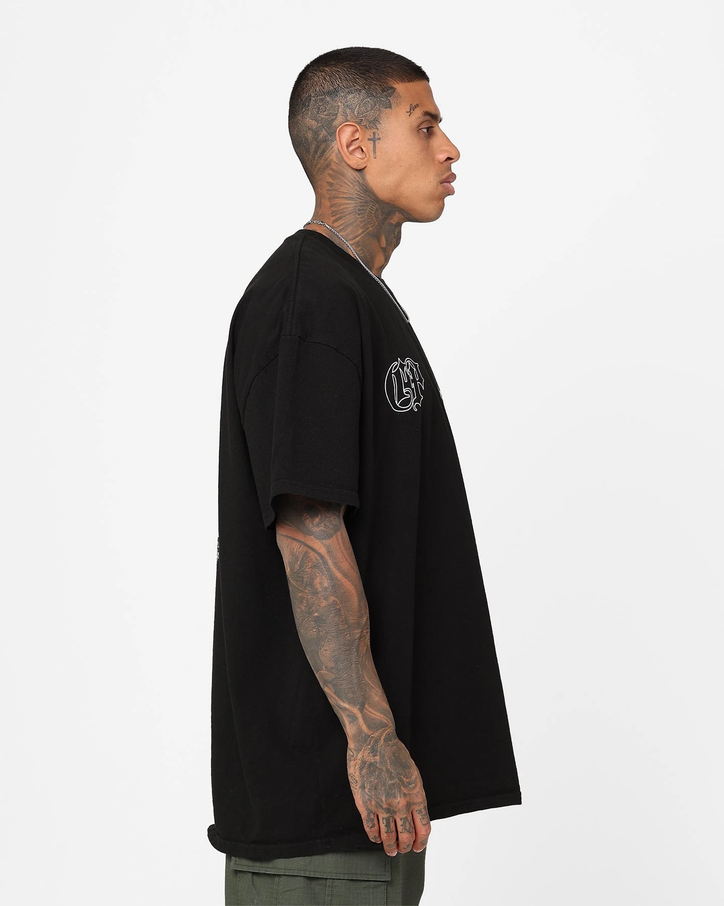 Carre Fallen Oversized T-Shirt Black 8 Carre Fallen Oversized T-Shirt Black - Image 6