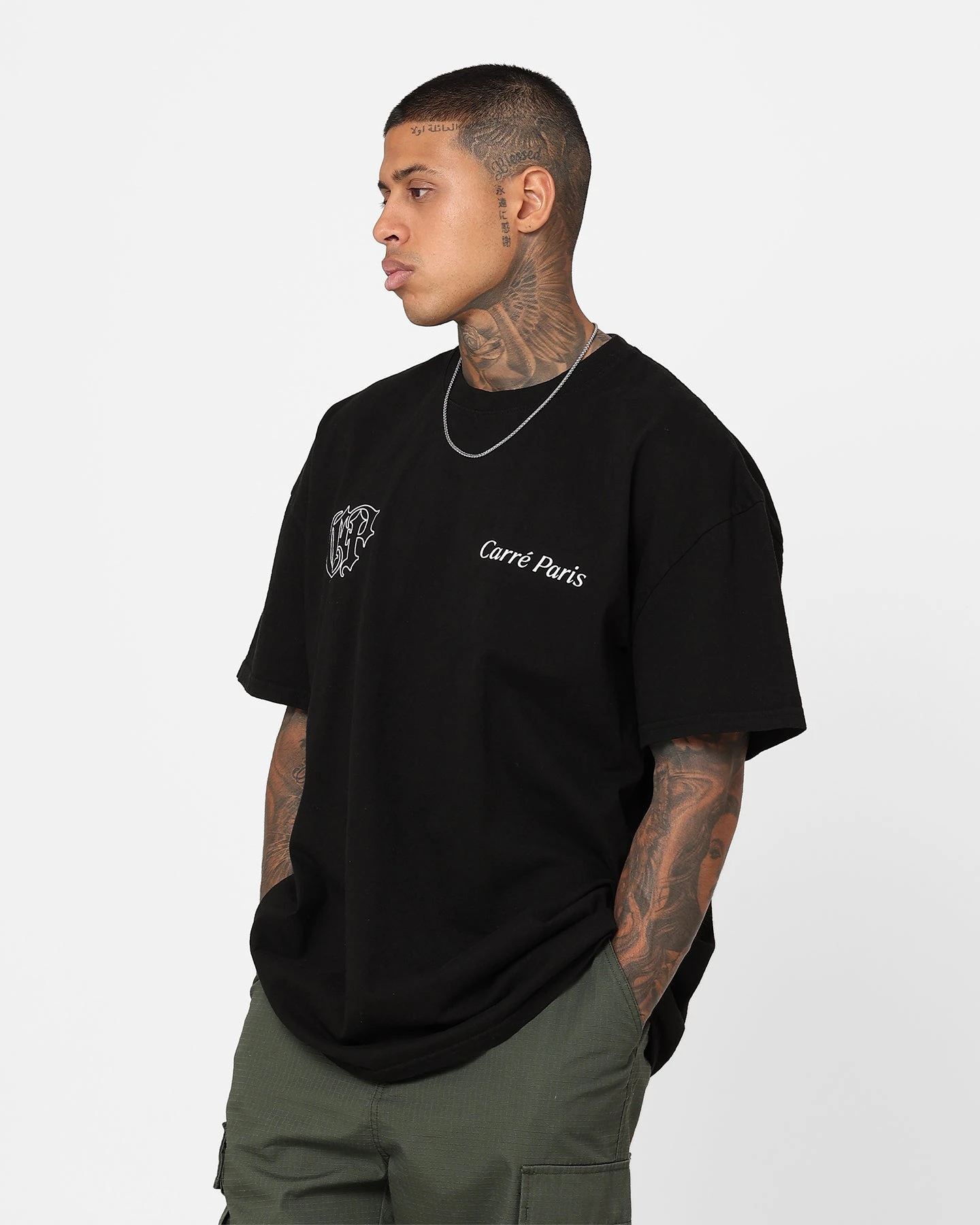 Carre Fallen Oversized T-Shirt Black 9 Carre Fallen Oversized T-Shirt Black - Image 7