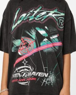 Loiter New Haven Vintage T-Shirt Vintage Black -Culture Kings 02046593 YV013 womens 0040