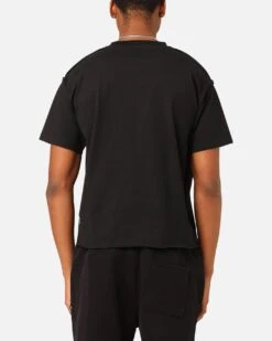 Saint Morta Lafayette Cropped T-Shirt Black -Culture Kings 02046618 YB001 mens 00030 ac64938a 0217 46f0 b37e 9f1fa6930ca6