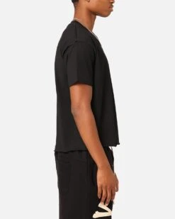 Saint Morta Lafayette Cropped T-Shirt Black -Culture Kings 02046618 YB001 mens 00040 af82a157 f3f2 453a 8247 7a87bc9d89cb