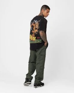 UFC By Goat Crew Bobby Green Vintage T-Shirt Black Wash -Culture Kings 02046697 YB295 mens 0080