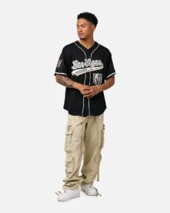 Pro Standard Las Vegas Golden Knights Mesh Button Up Jersey Black -Culture Kings 02046734 YB001 mens 0030