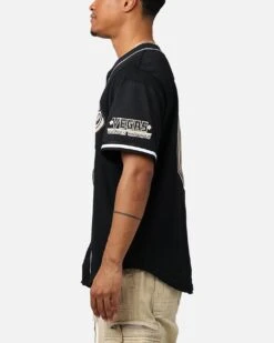 Pro Standard Las Vegas Golden Knights Mesh Button Up Jersey Black -Culture Kings 02046734 YB001 mens 0050