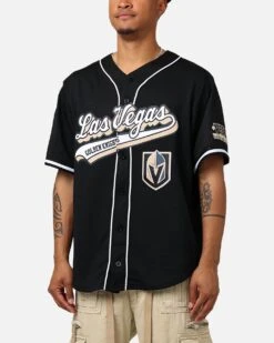 Pro Standard Las Vegas Golden Knights Mesh Button Up Jersey Black -Culture Kings 02046734 YB001 mens 0080