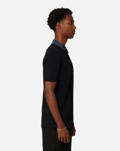 Fred Perry Graphic Collar Polo Shirt Navy -Culture Kings 02046861 YN200 mens 0050