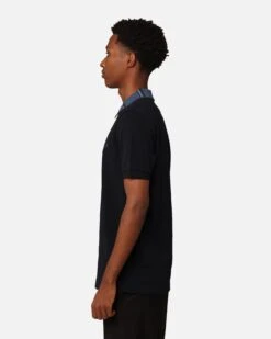 Fred Perry Graphic Collar Polo Shirt Navy -Culture Kings 02046861 YN200 mens 0060