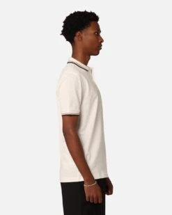 Fred Perry Twin Tipped Polo Shirt Snow White -Culture Kings 02046863 YS657 mens 0050