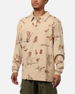 Students Golf Lauderdale Polo Shirt Sand -Culture Kings 02046868 YS214 mens 0070