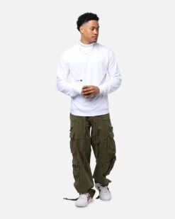 Students Golf Host Long Sleeve Mock Neck T-Shirt White -Culture Kings 02046872 YW100 mens 0080