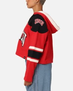 '47 BRAND 47 Brand Women's University Of Las Vegas Cropped Lacer Hoodie Red -Culture Kings 02046885 YR001 womens 0050