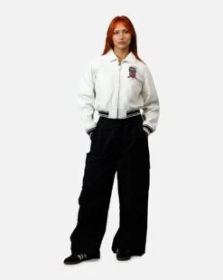 Avirex Women's Cropped Icon Jacket Snow White -Culture Kings 02047065 YS657 womens 0030