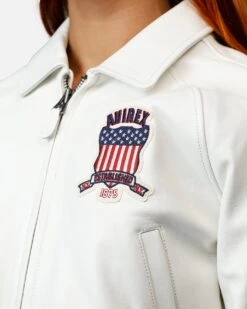 Avirex Women's Cropped Icon Jacket Snow White -Culture Kings 02047065 YS657 womens 0070