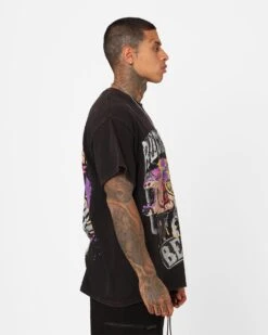 Goat Crew X Teenage Mutant Ninja Turtles Rocksteady Vintage T-Shirt Black Wash -Culture Kings 02047103 YB295 mens 0060