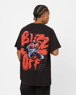 Goat Crew X Teenage Mutant Ninja Turtles Superfly Vintage T-Shirt Black Wash -Culture Kings 02047105 YB295 mens 0020