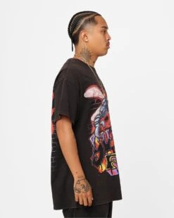 Goat Crew X Teenage Mutant Ninja Turtles Superfly Vintage T-Shirt Black Wash -Culture Kings 02047105 YB295 mens 0070