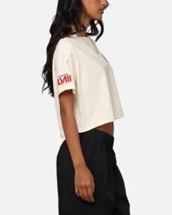 Pro Standard Women's NFL Las Vegas Super Bowl LVIII Croppec Boxy T-Shirt Eggshell -Culture Kings 02047341 YE061 womens 0050