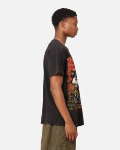 UFC By Goat Crew Valentina Shevchenko Vintage T-Shirt Black Wash -Culture Kings 02047504 YB295 mens 0050