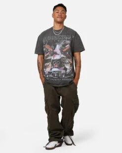 Star Wars Episode I '99 Heavyweight Vintage T-Shirt Black Wash -Culture Kings 02047548 YB295 mens 0030