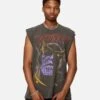Marvel Thanos Heavyweight Vintage Muscle T-Shirt Black Wash -Culture Kings 02047569 YB295 mens 0010