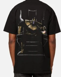 Marvel Thanos Heavyweight T-Shirt Black -Culture Kings 02047570 YB001 mens 0050